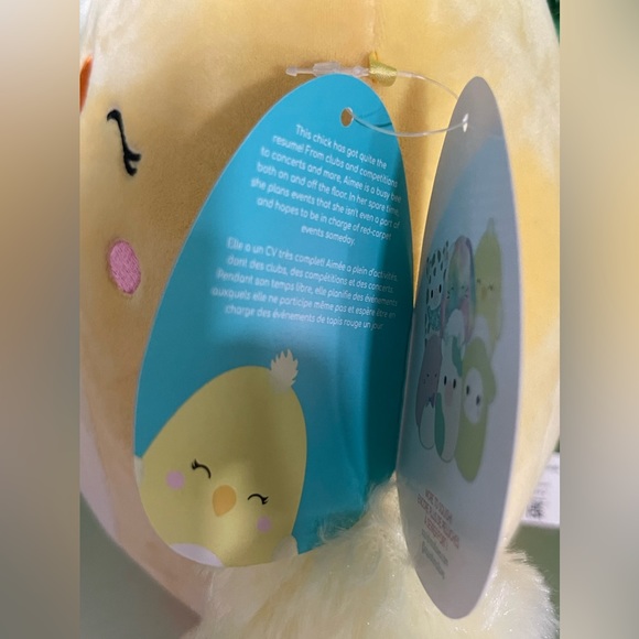 NWT Squishmallows Aimee the Chick 8" - Picture 6 of 6